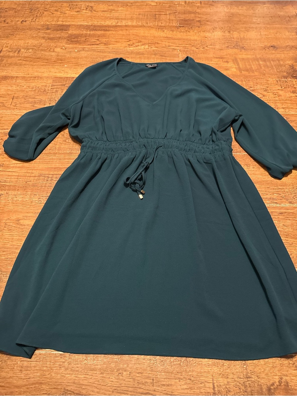 City Chic 14 long sleeve green dress NEW